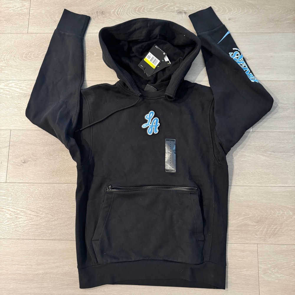 Nike LA Lakers Hoodie Sweatshirt Top Black Sz. Small NBA Basketball Men Unisex
